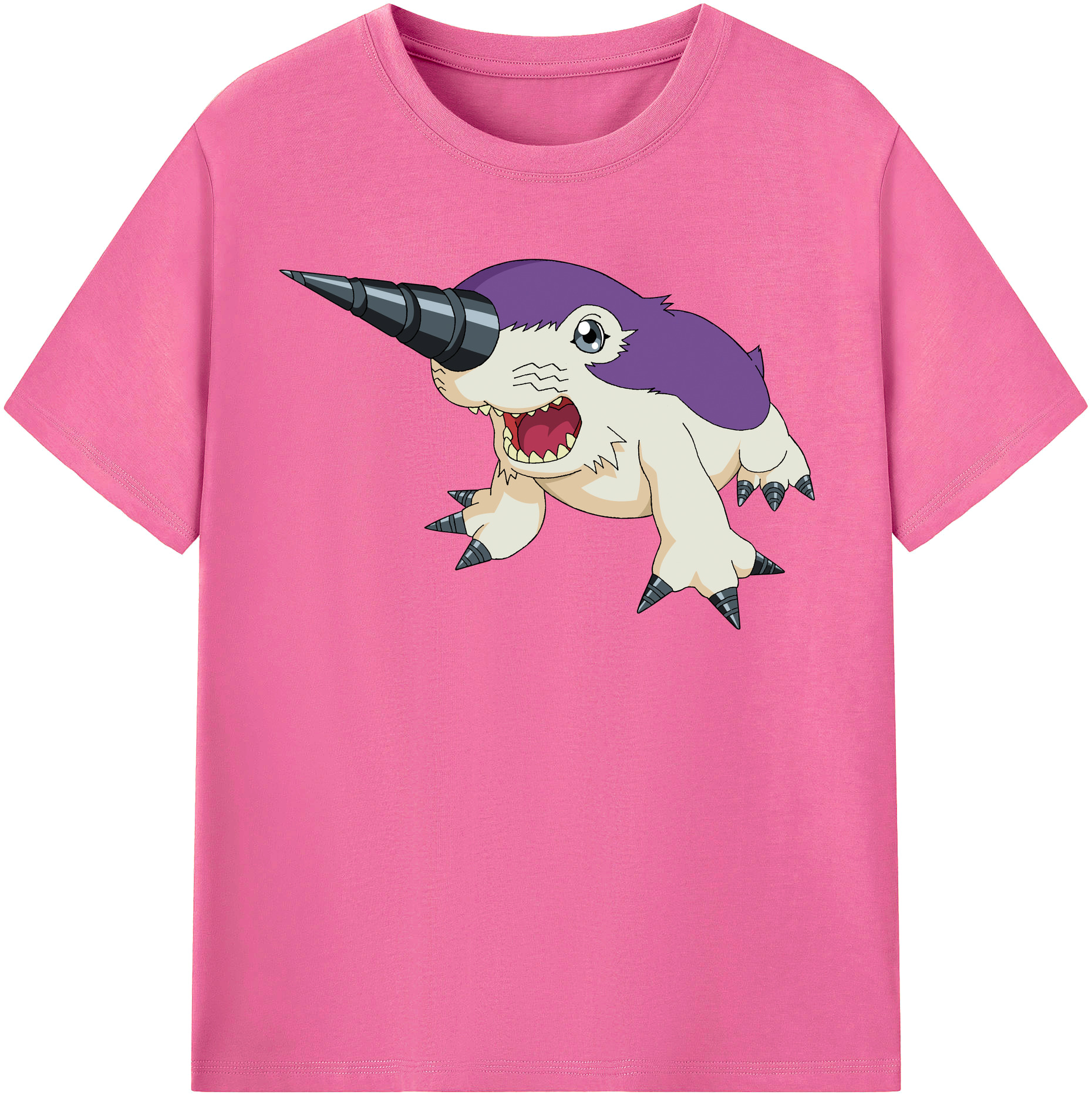 （画像用） Digimon デジタルモンスター/デジモン レディースカジュアルプリントTシャツ（綿100％）